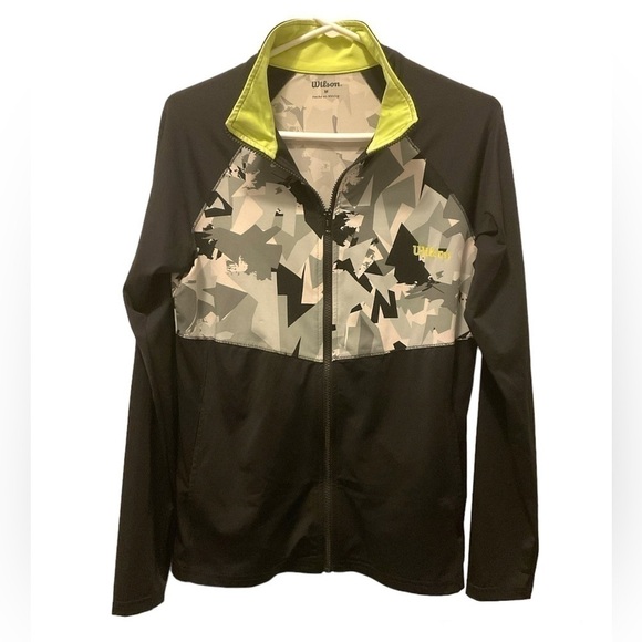 Y2k Wilson Zip Up Track Jacket - Picture 7 of 8